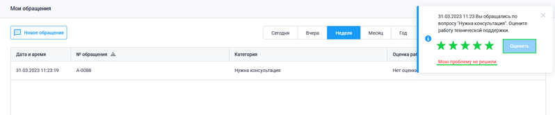 Файл:Оценка работы технической поддержки Личный кабинет БИФИТ Бизнес.png